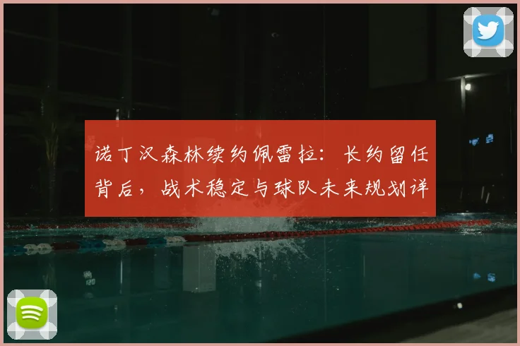 诺丁汉森林续约佩雷拉：长约留任背后，战术稳定与球队未来规划详解